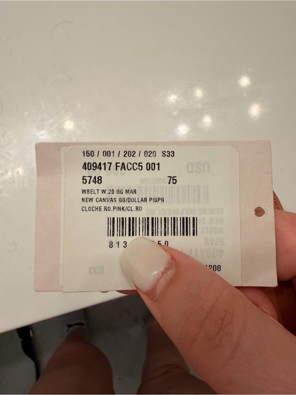 Gucci GG Belt Rose Gold - Picture 7 of 9